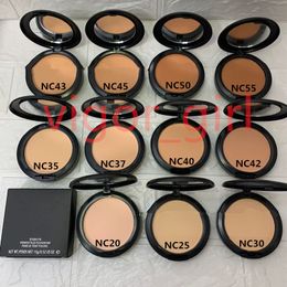 M Brand Face Powder Makeup Plus Foundation Pressed Matte Natural Make Up Facial Powders Easy to Wear 15g NC 11 Colours