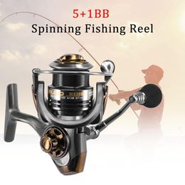 metal ball bearings UK - Baitcasting Reels Professional Spinning Fishing Reel Metal 5+1 Ball Bearings With Interchangeable Left Right Hand Tool