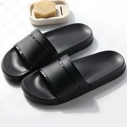 Slippers Summer Men comfortable Home Simple Black White Lovers Shoes Non-slip Bathroom Slides Flip Flops Indoor Women Platform