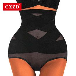 CXZD Women Tummy Control Slimmer Body Shaper High Waist Hip-Lift Compression Panties Girdle Y220311