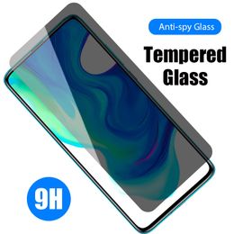 Cell Phone Screen Protectors Anti Spy Front Glass for Mi Poco X3 NFC x2 M2 F2 Pro C3 Anti Peeking Protective Glass for