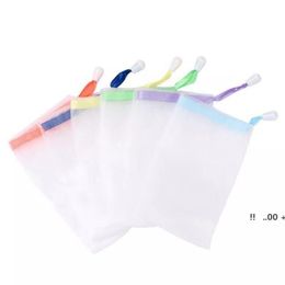 newBath Supplies Soap Foam Mesh Storage Bags Cleaning Gloves Mosquito Net Bathroom Accessories EWE5690