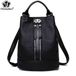 Fashion Anti-theft Backpack For Ladi Soft Leather Backpack Women Shoulder Bag Large Schools For Teen Girls Mochila