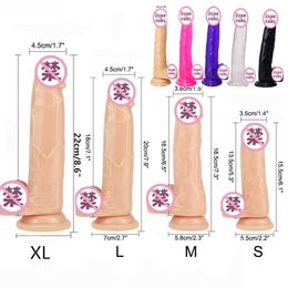 yutong Huge Dildo Erotic Soft Anal Butt Plug Realistic Penis Strong Suction Cup Dick Toy for Adult G-spot Orgasm nature Toys Woman