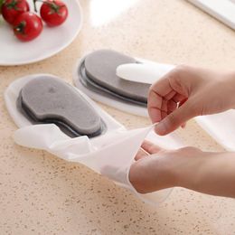 Disposable Gloves Magic Dishwashing Protect Hand Dirt Clean Brushes Cleaning Tool Kitchen Accessories Fruit Vegetable Gadgets