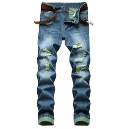 Spring Autumn New Young Students Fashion Streetwear Design Homens Demin Male Jeans Men X0621