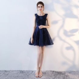 Elegantes Vestidos Cortos Azul De Fiesta Oferta Online | DHgate.com