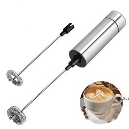 newEgg Beater Mini Electric Foam Maker Tool Handheld Milk Frother Blender Whisk Stainless Steel Coffee Cream Eggs Mixer Kitchen EWD5654