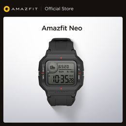 2021 amazfit Neo smart watch Bluetooth Smartwatch 5atm tracks 28 day battery life for Android IOS mobile phones