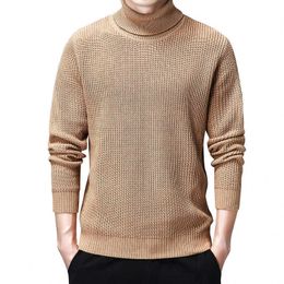 Turtleneck Sweater Men Casual Cotton Pullover Men Autumn Slim Fit Long Sleeve Mens Sweaters Knitted Pull Homme Oversize Clothes 210601