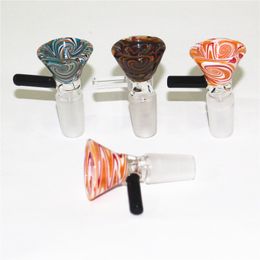 14mm male bowl glass bong hookahs wholesale smoking tobacco bowls for water pipe DHL