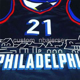 Mens Women Youth Joel Embiid #21 2021 Swingman Jersey stitched custom name any number Basketball Jerseys