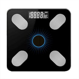 Bluetooth Electronic Scale Body Fat Scale Weight Scales Weighing for body Digital Weight Scales Toughened Glass LCD Display 1PC H1229