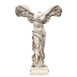Vintage Abstract Goddess Statues Resin Ornaments Home Decoration Victory Goddess Figurine Sculpture Angel Wings Miniature Model 210329