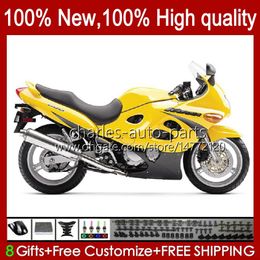 Fairings For SUZUKI KATANA GSXF 600 750 CC 600CC GSXF600 GSXF-750 29No.103 GSX750F GSX600F Hot yellow 750CC 1998 1999 2000 2001 2002 GSXF750 GSXF-600 98 99 00 01 02 Body