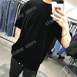 2021 Designers Mens Womens T Shirts for Man Paris Fashion T-shirt em relevo letter men roupas Top Quality Tees Street manga curta luxos Tshirts Clothing Clothing