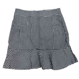 Black Mermaid Skirt Vintage Mini High Waist Short Plaid Elegant Summer Bag Hip S0309 210514