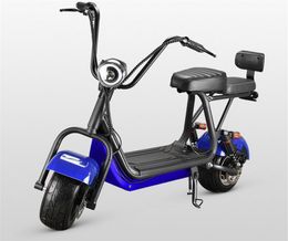 Foldable mini double seat fat Tyre electric scooter motorcycle suitable for urban roads and unisex