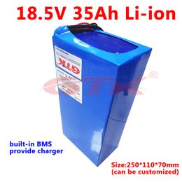 5S Li-ion 16V 18.5V 35Ah lithium rechargeable battery pack with BMS for ebike monitor Medical equipment motorcycle+5A Charger