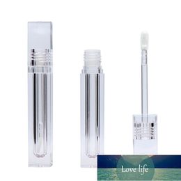 Transparent Square Lip Gloss Tube With Wand Applicator Empty Refillable Plastic Lipstick Lip Balm Bottles Vials DIY Container Factory price expert design Quality