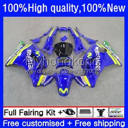 Bodywork For HONDA CBR 600F2 600 F2 FS CC 600CC 600FS 91 92 93 94 Movistar Blue Body 34No.49 CBR600 F2 CBR600FS 1991 1992 1993 1994 CBR600CC CBR600F2 91-94 OEM Fairing