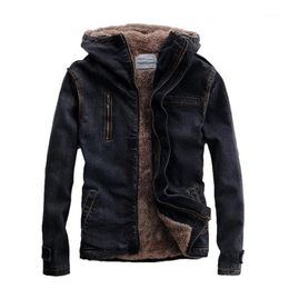 Buy Black Denim Jacket Hoodie Online 