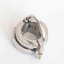 NXY Cockrings Stealth Lock Stainless Steel Heavy Scrotum Pendant, Ball Stretchers, Testicle Lock, Cock Ring, Men CBT, Penis S078 1124