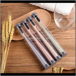 Wheat Straw Bamboo Charcoal Soft Bristled Adult Portable Oral Cleaning And Care Explosive Toothbrush Kwwnz