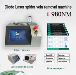 2022 980 spider removal vascular laser vein/vascular lesions removal diode laser 980nm remove leg veins