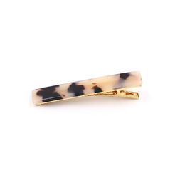 2021 new Hair Clip Barrettes Accessories Acrylic Hairpin Women Girls Acetate Leopard Print Rectangle Waterdrop Tin Foil Shiny Hairgrip