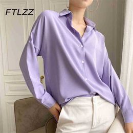 Spring Autumn Elegant Blouse Women Fashion Long Sleeve Chiffon Shirts Korean Ladies Black Office Tops 210525