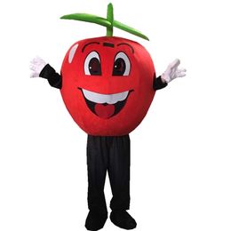 Customized Apple Cartoon Mascot Costume Adult Red Fruit Anime Character Headgear Halloween Christmas Dress Parade Suits