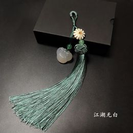 Pins, Brooches Chinese Wind Restoring Ancient Ways The Dress Brooch Tassel Pendant Hanfu Collar Of A Natural Accessories