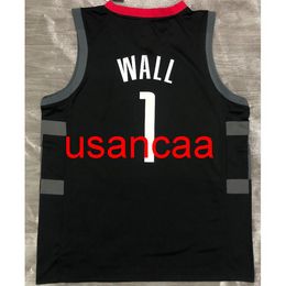 All embroidery 3 styles 1# WALL 2021 season black basketball jersey Customize men's women youth add any number name XS-5XL 6XL Vest