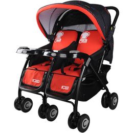 Stroller Parts & Accessories Twin Baby Can Sit, Recline, Foldable Trolley, Lightweight Double