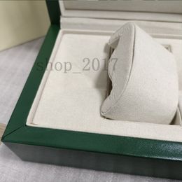 Luxury Green Watch Box Cases Original withs Cards and Papers Certificates Handbags boxs for 116610 116660 116710 Watches With Gift159x