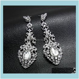 Dangle & Chandelier Jewelrydesigners High Quality Aessories Water Bridal Wedding Crystal Earrings Erh64 Drop Delivery 2021 Pzkd0