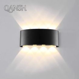 Wall Lamp LED Light Aluminum RGB Outdoor Waterproof Garden Fence Indoor Fashion For Bedroom Bedside Living Room Stairs