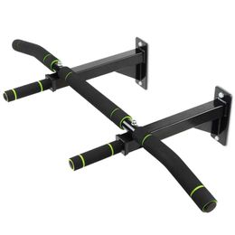 Mounted Wall Pull Up Bar Fit Training Fitness Heavy Duty Chin-Up Gym Equipment Sport Workout Horizontal Mount Crossfit Anti Slip Foam Weight Capacity Fast Assemble