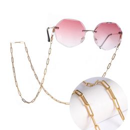 Paper Clip Chain for Stainless Steel Sunglasses Glasses Chain Women Long Link Chain Lanyard Neck Holder Never Fade