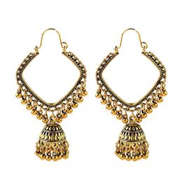 Brincos Tribal Bohemia Antique Ethnic Big Bells Dangle Earrings For Women pendientes Gypsy Indian Jewelry