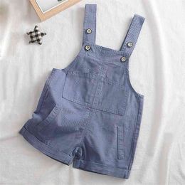 Sommerkleidung Overalls für Kinder und Overalls Babykleidung Junge Mädchen kurze Hosen 210528