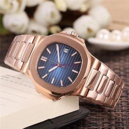 Quality Men Women Fashion Watch Designer Stainless Steel Watches Automatic Movement Sweep Move Male Sport Wristwatches Clock Montr238K