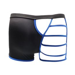 Mens Luxury Underwear Underpants Hollow Out Boxer Shorts Sexy Cross Strap Men Boxers Mid Rise Briefs Breathable Panties Erotic Drawers Kecks Thong OP4X