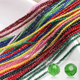 1900Pcs/Lot Glass Rondelle Green 1MM Crystal Embroidery Round Beads Spacer Jewelry Making DIY Accessories Whole Batch