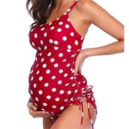 Traje de baño maternal azul | I Love Lou