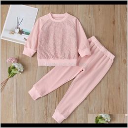 Baby, & Maternity Summer Baby Girl Clothes Lace Kids Clothing Sets T-Shirt+Pants 2Pcs Tracksuit For Girls Outfits Children Suits 1-5 Years D