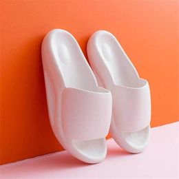 Slippers JIANBUDAN Indoor Slides Women's Men's Home Shoes EVA Thick Bottom Bathroom Non-slip Summer Outdoor