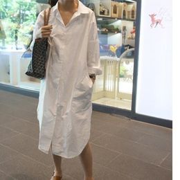Sweet Turn-down Collar Long Sleeve Women Blouse And Tops Korea Simple Irregular Hem Fashion Casual Ladies Shirt coats 210510