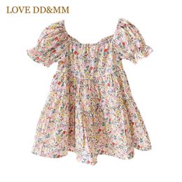 LOVE DD&MM Girls Princess Dresses Summer Children's Clothing Cute F Comfortable Dress For Baby 210715